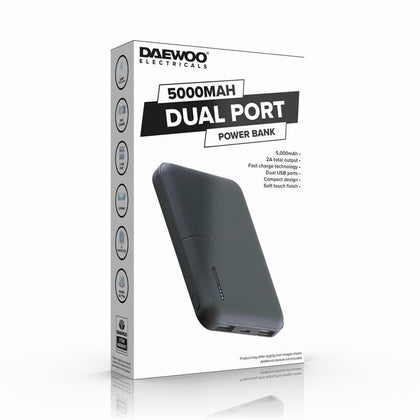 Daewoo 5000mAh Dual Power Bank